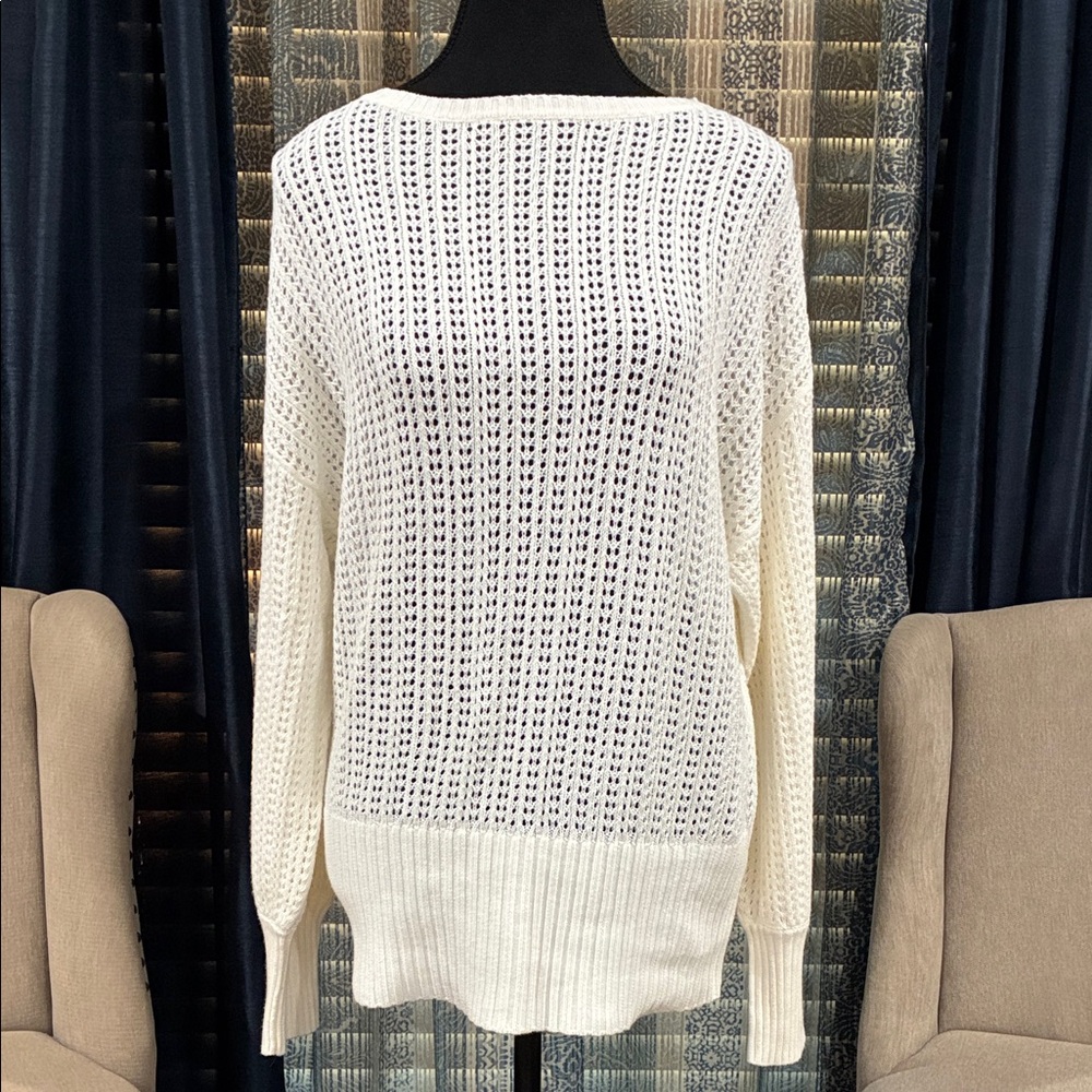 Chic Cream Knit Sweater